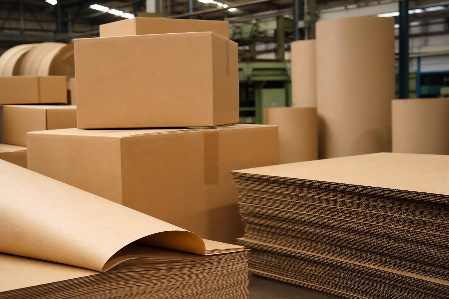 Corrugated support